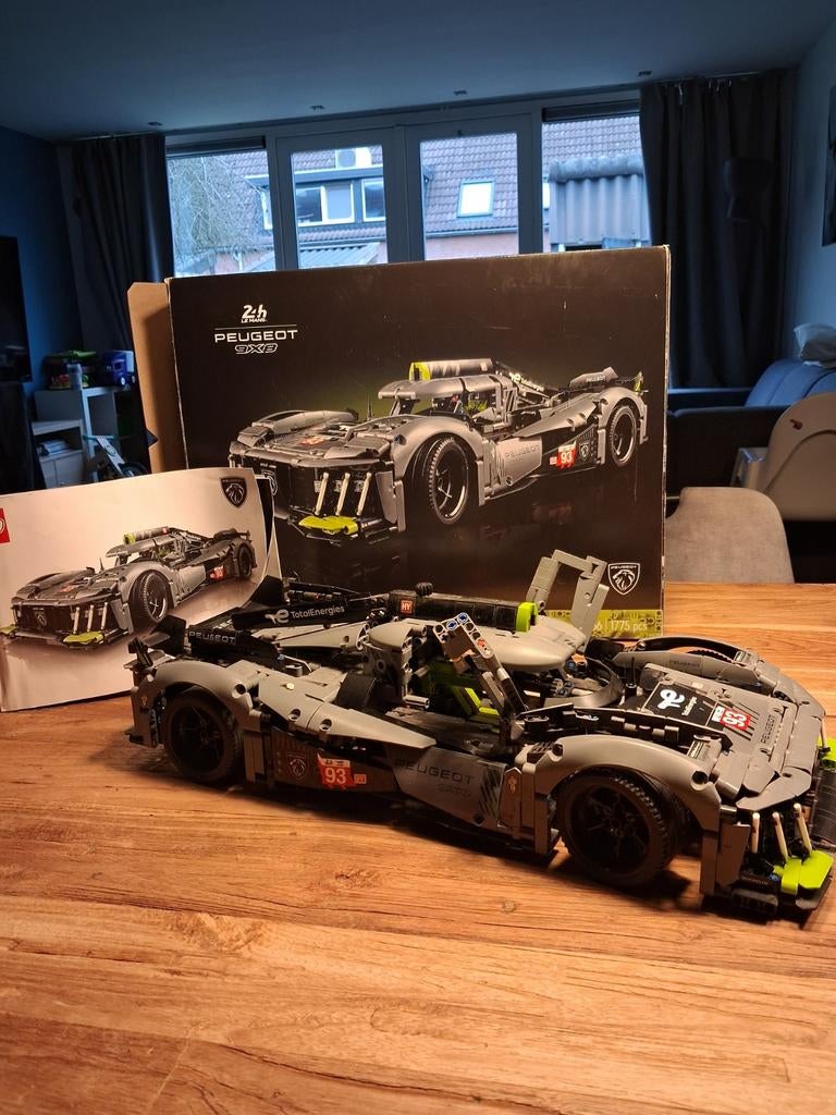 Lego Technic Peugeot 9X8 24H Le Mans - Compleet, Ophalen, Zo goed als nieuw