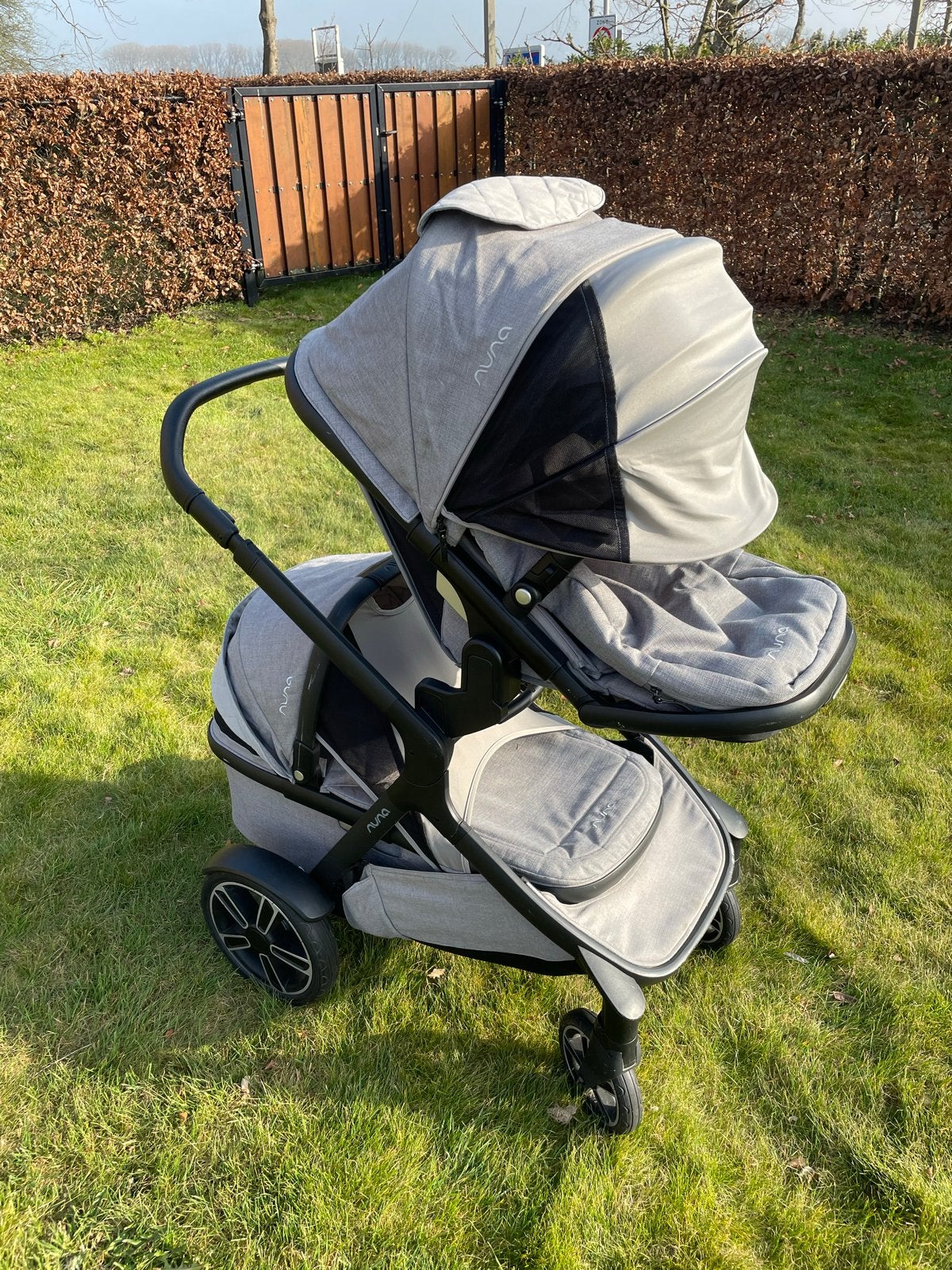 Nuna Demi Grow kinderwagen., Duowagen, Zo goed als nieuw, Combiwagen, Ophalen