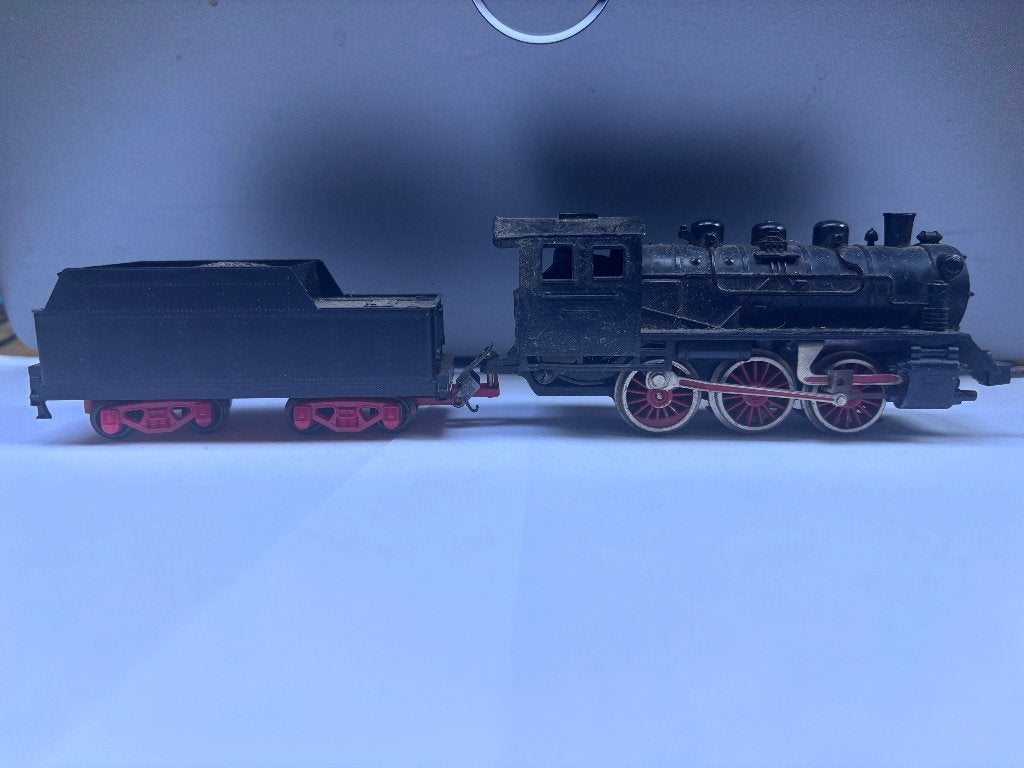 Lima 203006 Stoomlocomotief Alco 1930 + 2 WAGONS, Gebruikt, Gelijkstroom, Wagon, Ophalen of Verzenden