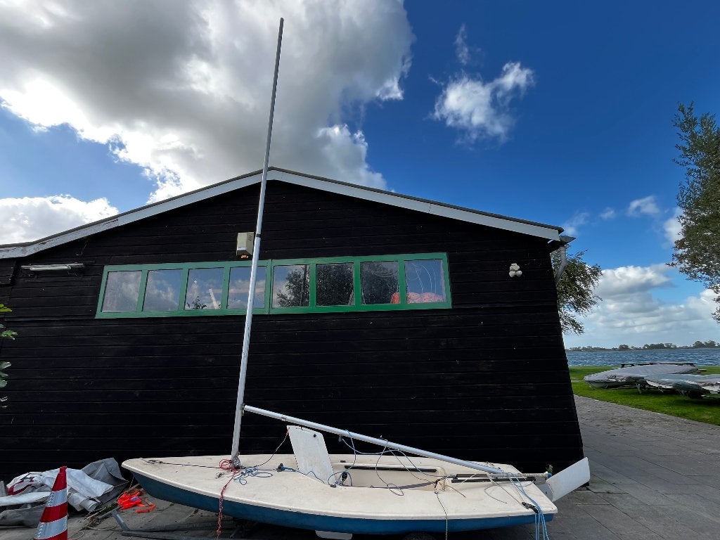 Zeilboot Laser, Watersport en Boten, Ophalen, Gebruikt, 3 tot 6 meter, Minder dan 15 m²