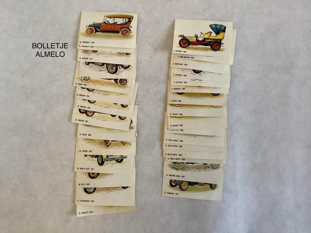 Autoplaatjes voor album van “Bolletje” Almelo, Ophalen of Verzenden, Auto's
