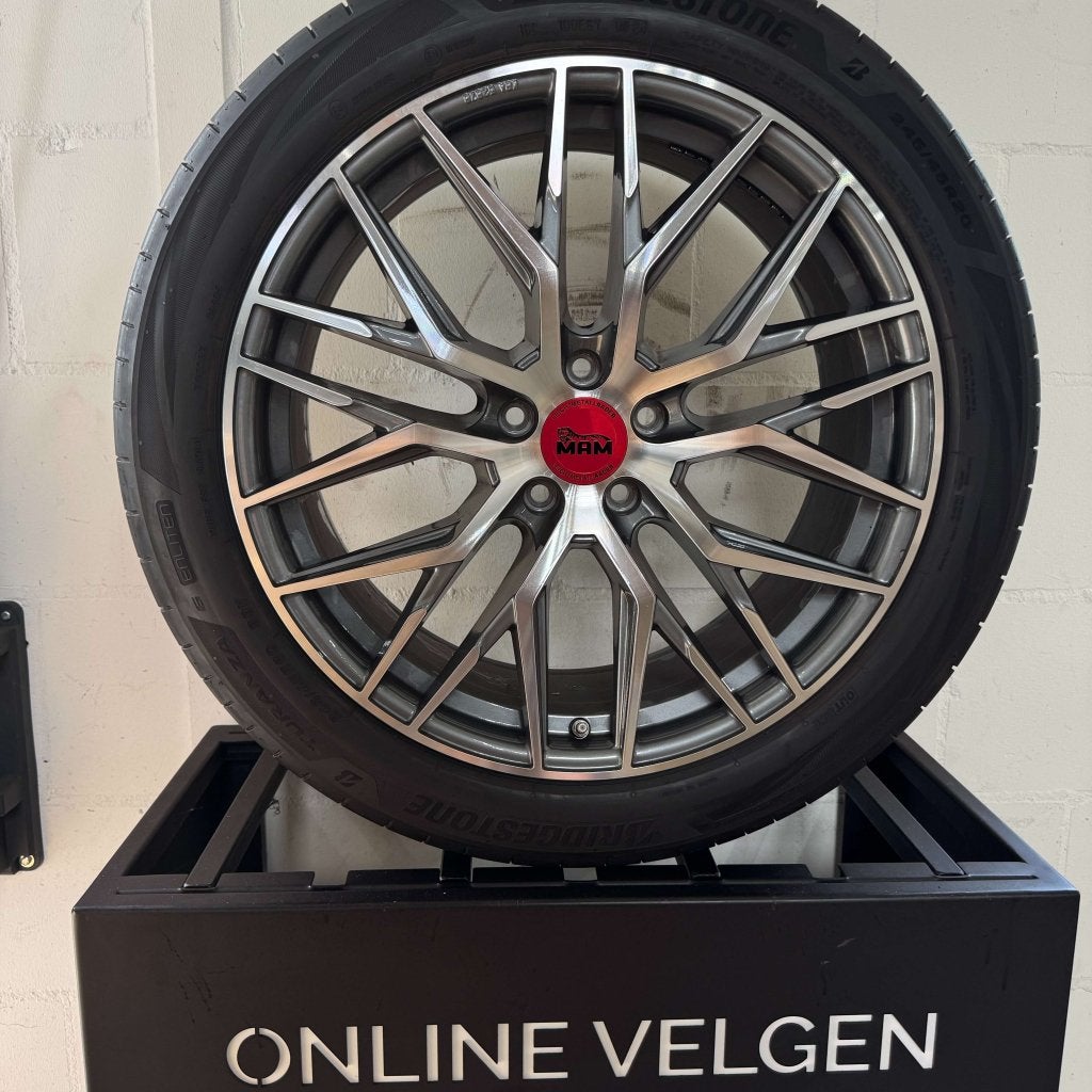 Set 20 inch MAM 5x114 velgen + banden Nissan X-trail Qashqai, Niet ingevuld, Banden en Velgen, Niet ingevuld, Ophalen of Verzenden