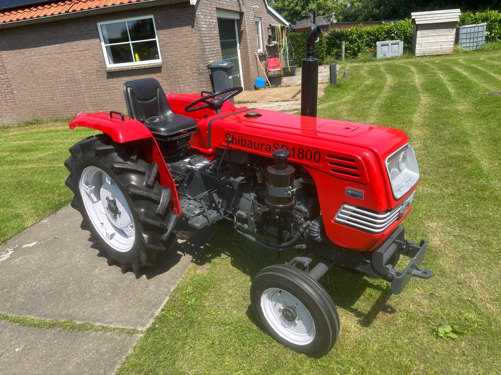 Gereviseerde Shibaura SD1800 Tuintractor / Minitractor, Gebruikt, Tot 2500, Tot 80 Pk, Ophalen