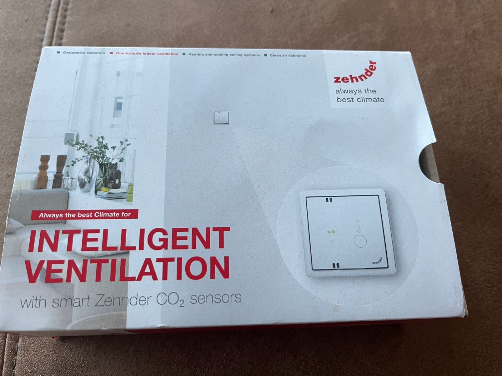 Zehnder CO2 sensor voor MV of Wtw, Doe-het-zelf en Verbouw, Ventilatie en Afzuiging, Ophalen of Verzenden, Nieuw, Ventilator en Afzuiger