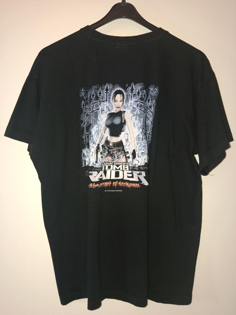 Tomb Raider the angel of darkness official, Kleding | Heren, T-shirts, Maat 52/54 (L), Zwart, Ophalen