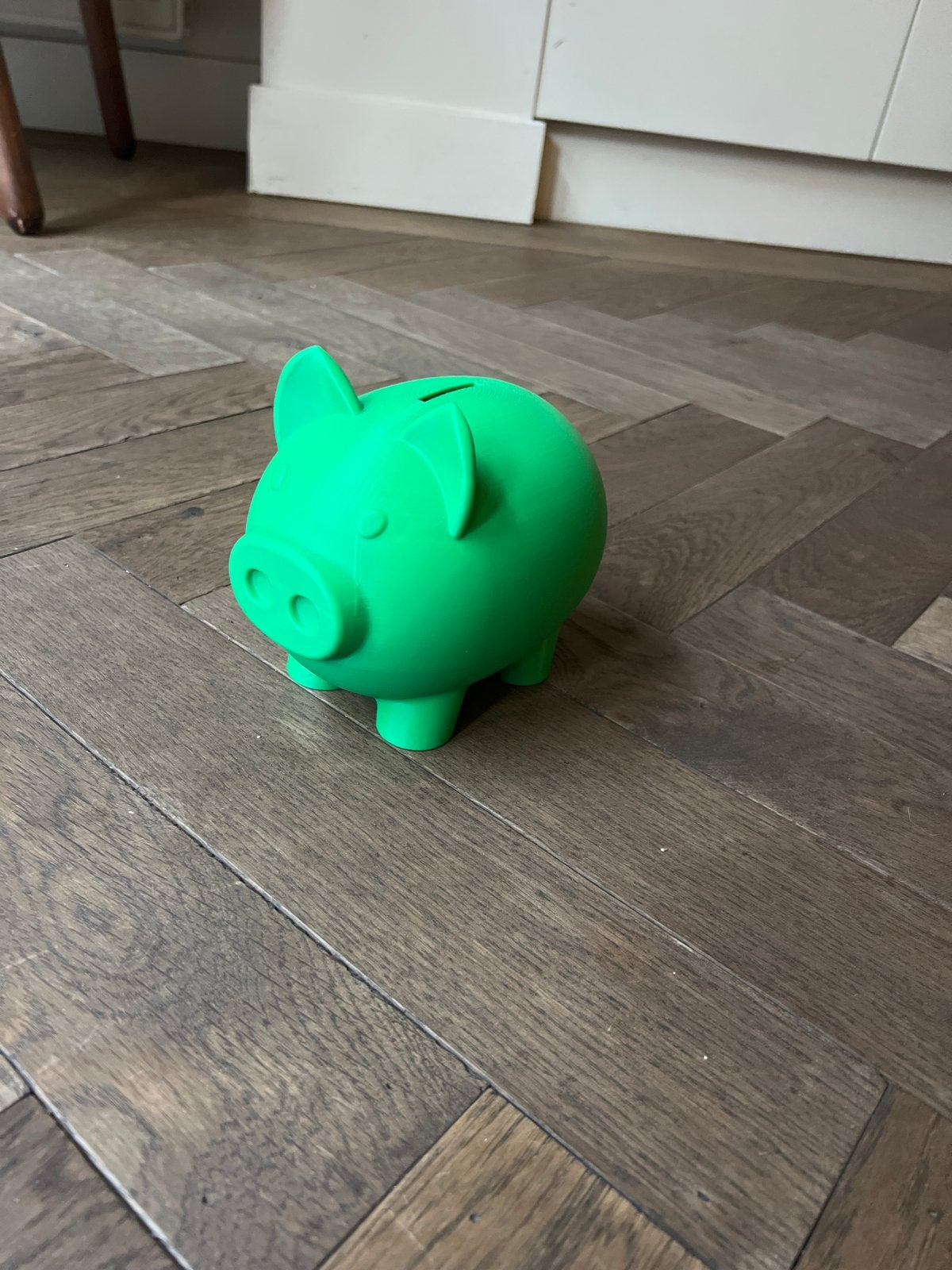 Groen Spaarvarken - Leuk en Functioneel, Verzamelen, Ophalen of Verzenden, Zo goed als nieuw, Kunststof, Dier