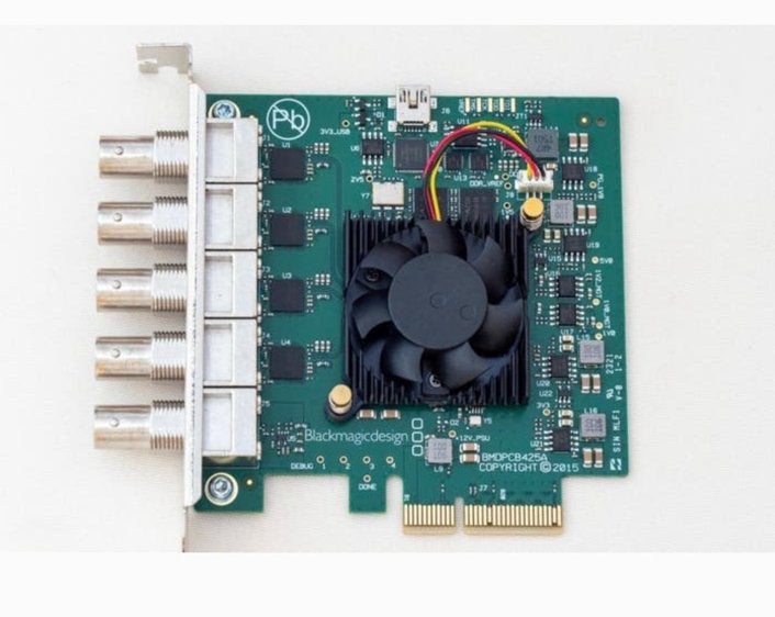 Blackmagic Decklink duo 2 capture card, Computers en Software, Ophalen of Verzenden, Zo goed als nieuw