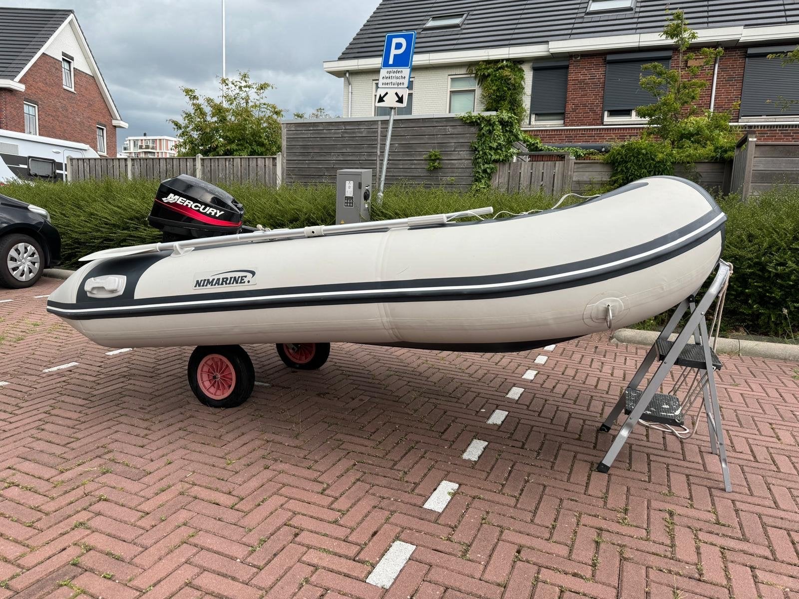 Nimarine 300 AL met Mercury 15pk 2takt buitenboordmotor, Watersport en Boten, Ophalen, Aluminium, Nimarine, Gebruikt