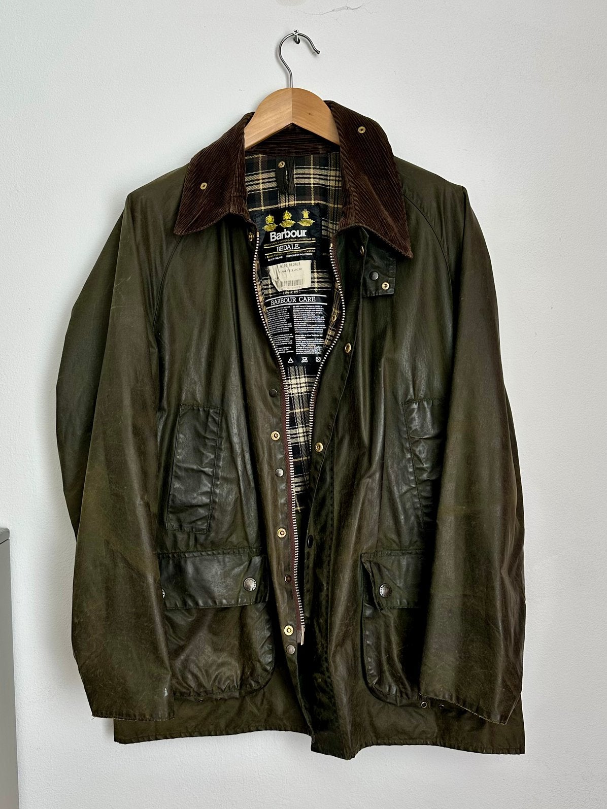 Barbour Bedale C44 / 112cm, Ophalen of Verzenden, Zo goed als nieuw, Maat 56/58 (XL), Groen