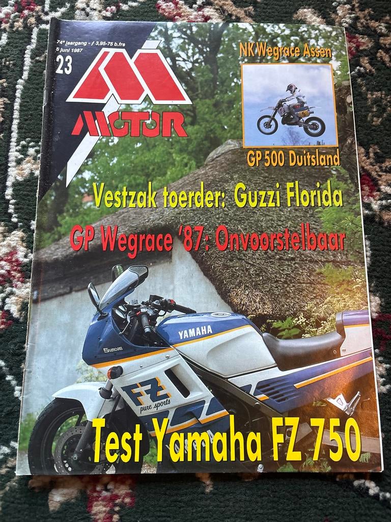 Motor Magazine 23 - 3 juni 1987 - Yamaha FZ 750 Test, Ophalen of Verzenden, Gelezen, Algemeen
