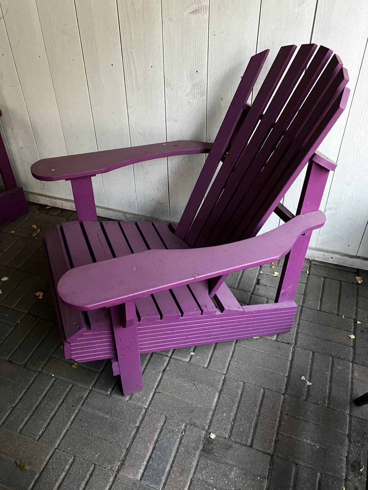 Adirondack tuinstoelen met kussen, Tuin en Terras, Tuinstoelen, Zo goed als nieuw, Hout, Ophalen of Verzenden