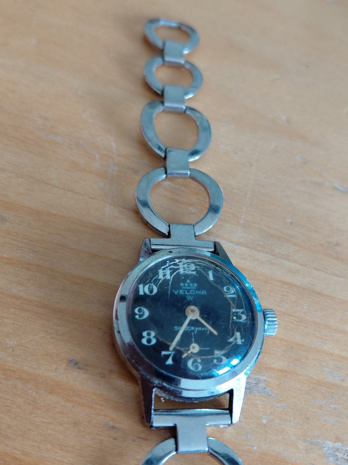 JAREN 50 RETRO VELONA DAMES HORLOGE OPWINDBAAR EN PRIMA LOPE, Ophalen of Verzenden, Staal, Overige merken, 1960 of later