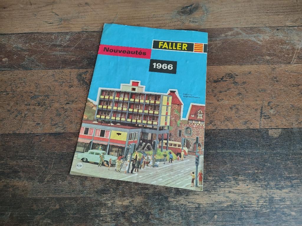 Folder: Faller AMS / Racebaan/ Slotcar (1966), Verzenden, Gebruikt, Elektrisch, Carrera