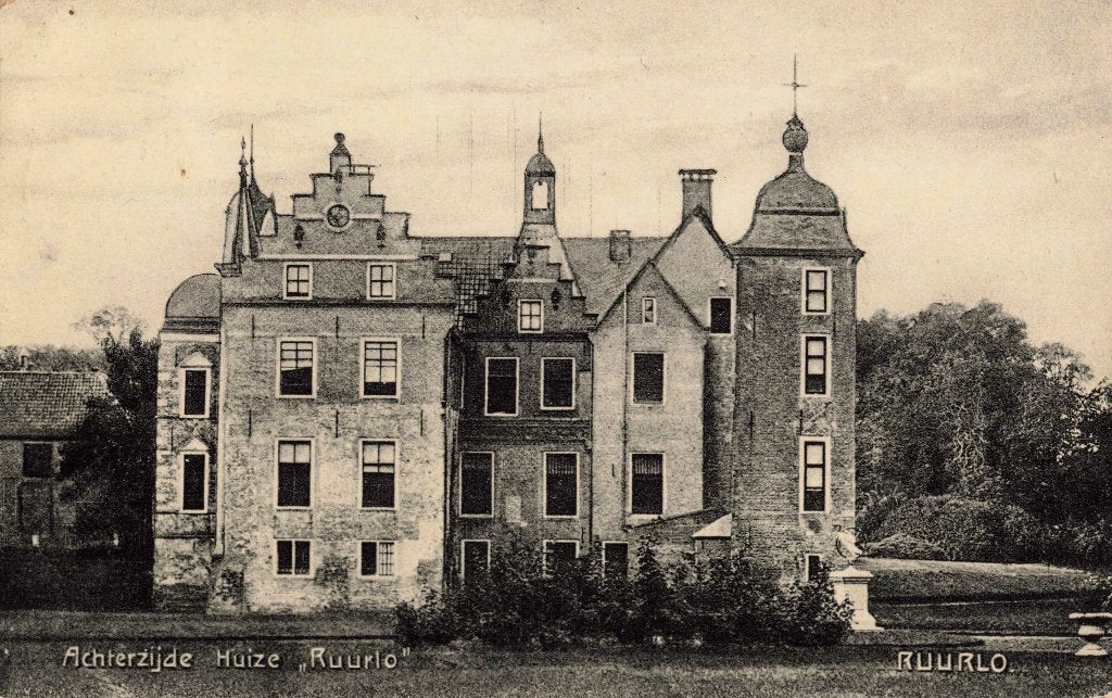 Ruurlo Achterzijde Huize Ruurlo M8218, Ophalen, Voor 1920, Gelopen, Gelderland