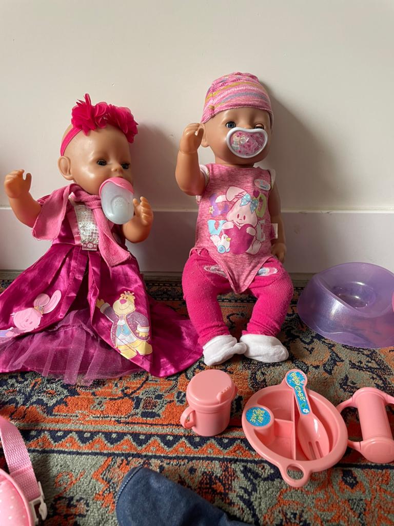 Baby born poppen en spullen, Kinderen en Baby's, Ophalen, Gebruikt, Babypop