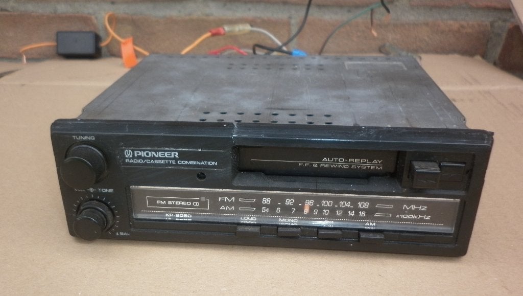 pioneer autoradio /cassette speler type :KP-2050 4 x 35 watt, Auto diversen, Autoradio's, Ophalen of Verzenden, Gebruikt