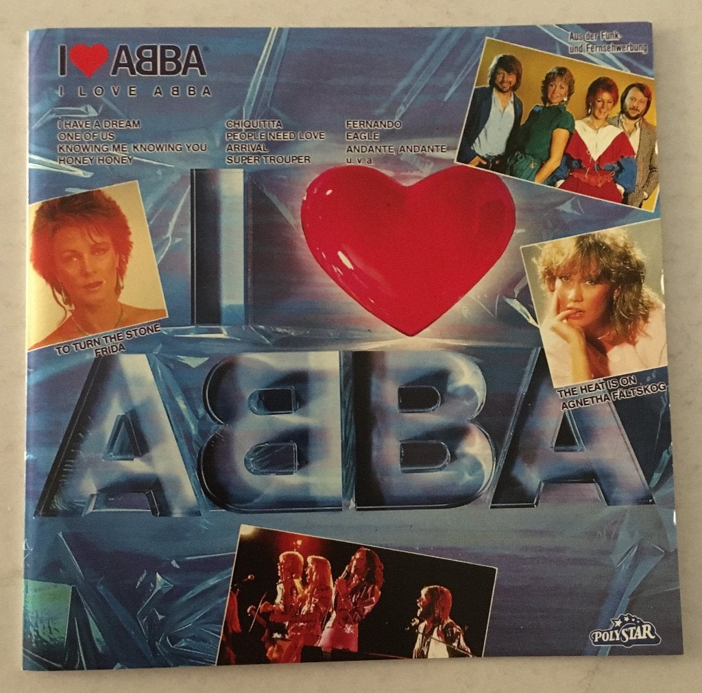 ABBA - I Love ABBA CD (Polystar), Pop, Inclusief doosje, Ophalen of Verzenden, Zo goed als nieuw