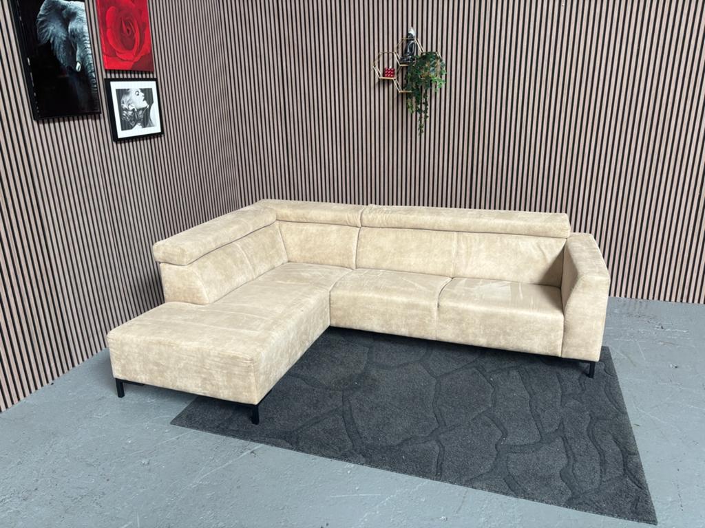 GRATIS LEVERING Hoekbank Beige 260x200 GEREINIGD, Huis en Inrichting, Banken | Bankstellen, 250 tot 300 cm, Hoekbank, Ophalen of Verzenden