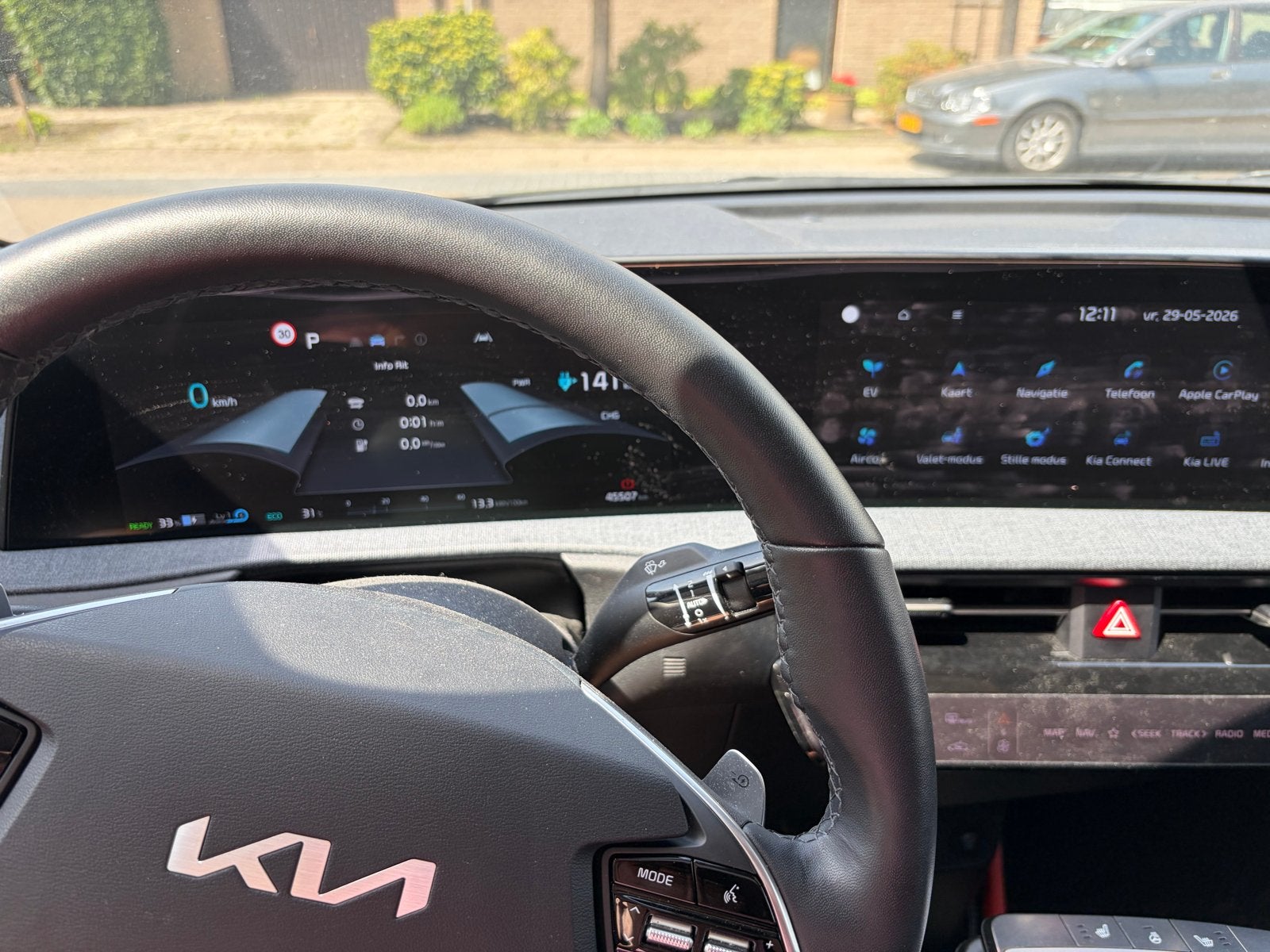Kia EV6 58kWh 169pk RWD 2024 Zwart, Auto's, Kia, Particulier, EV6, Elektrisch, SUV of Terreinwagen, Automaat, Origineel Nederlands