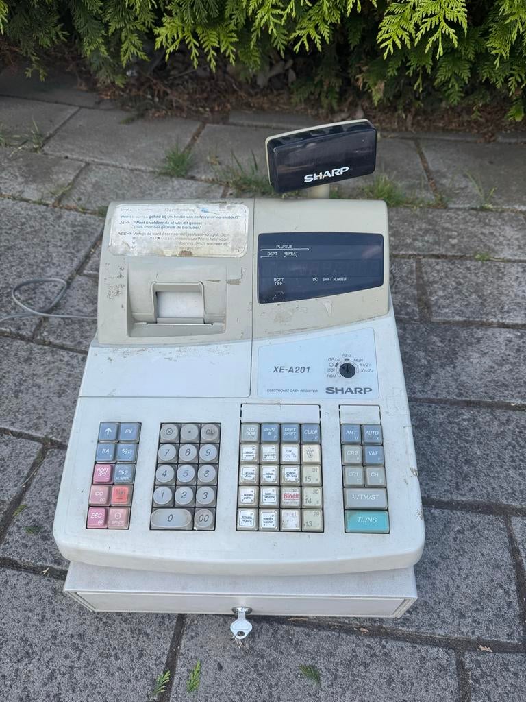 Kassa sharp xe-201, Ophalen of Verzenden