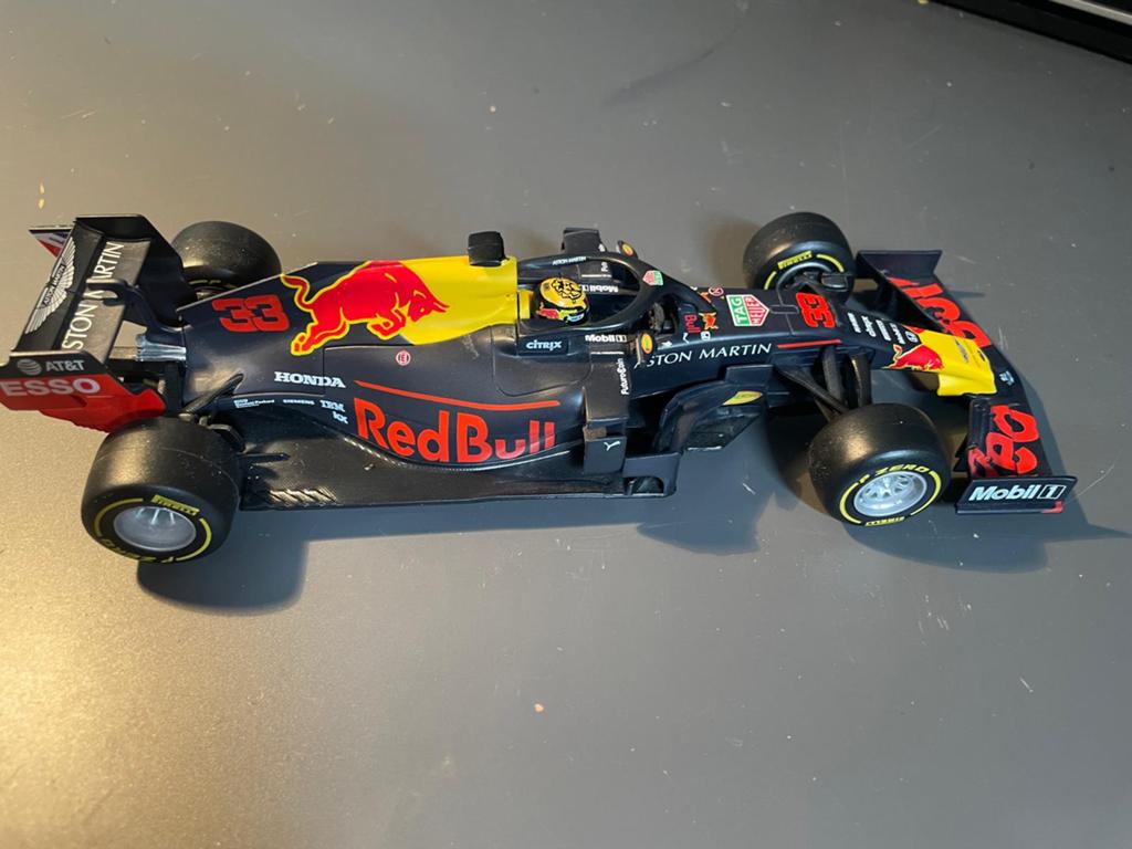 RedBull F1 MaxVerstappen auto, Hobby en Vrije tijd, Modelauto's | 1:24, Ophalen of Verzenden, Zo goed als nieuw, Auto, Bburago