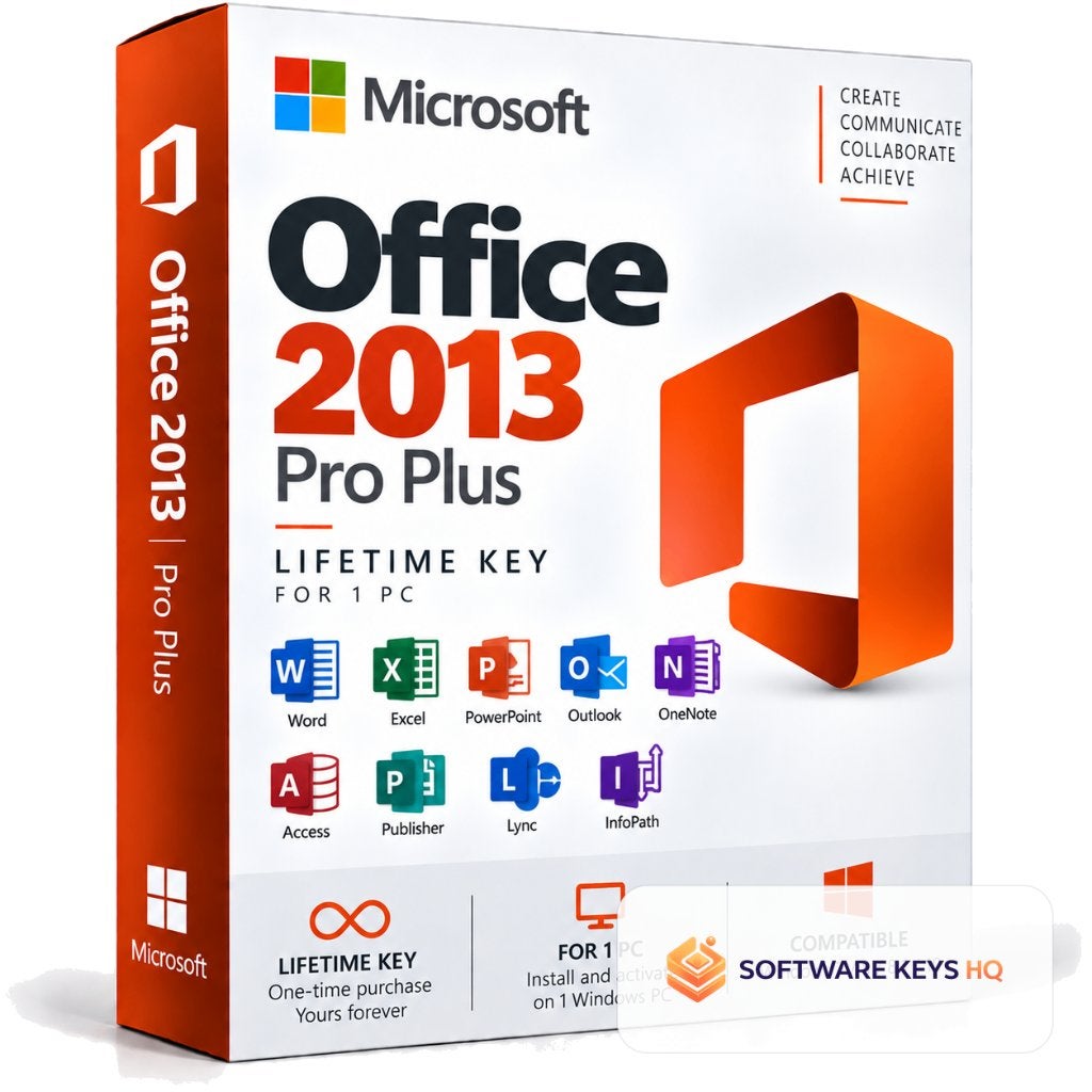 Office 2013 Professional Plus Licentie Key - Levenslang, Ophalen of Verzenden, Excel, Windows
