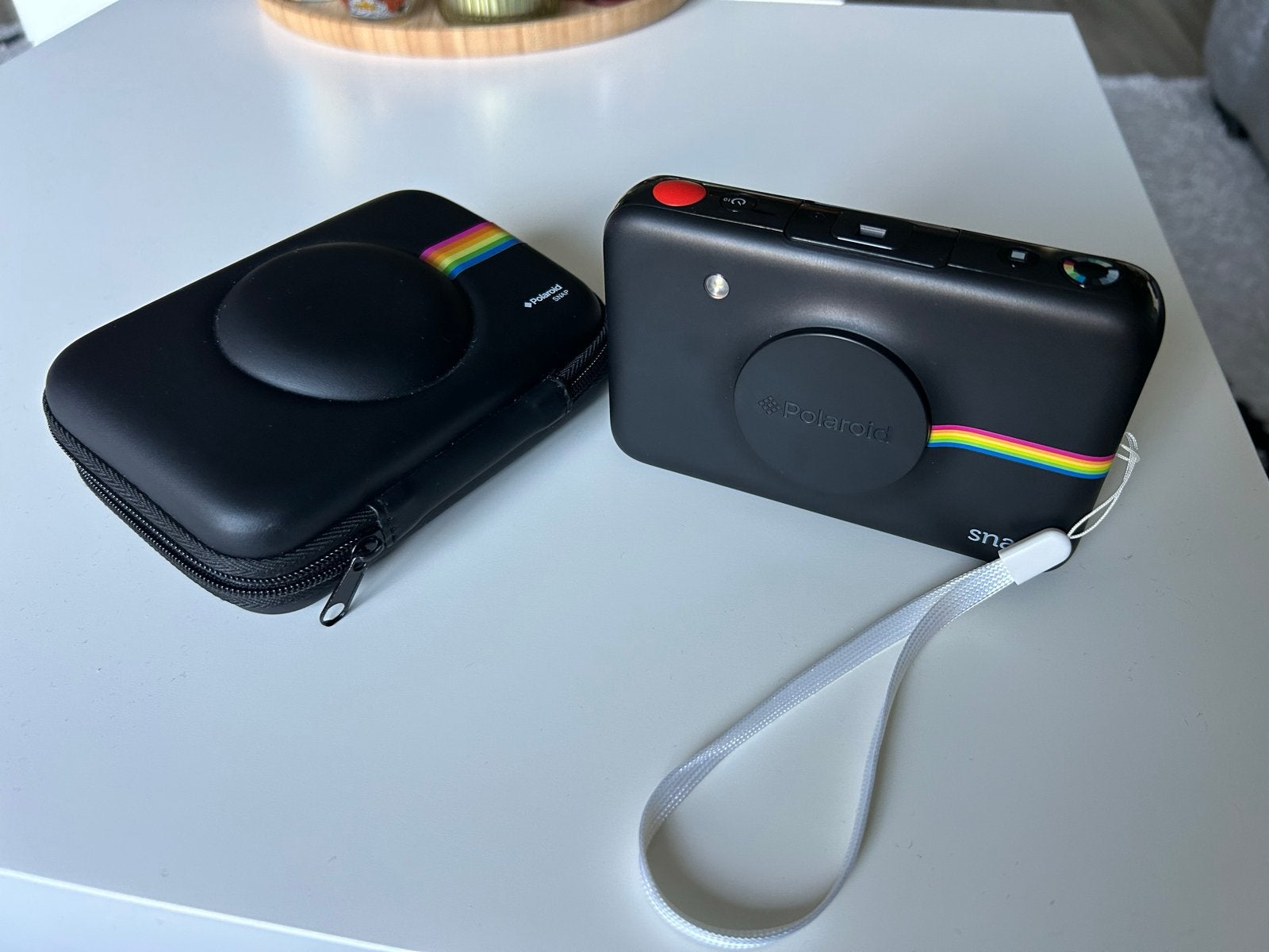Polaroid Snap Instant Digitale Camera Zwart met Hoesje, Ophalen, Instant camera, Zo goed als nieuw, Geen optische zoom