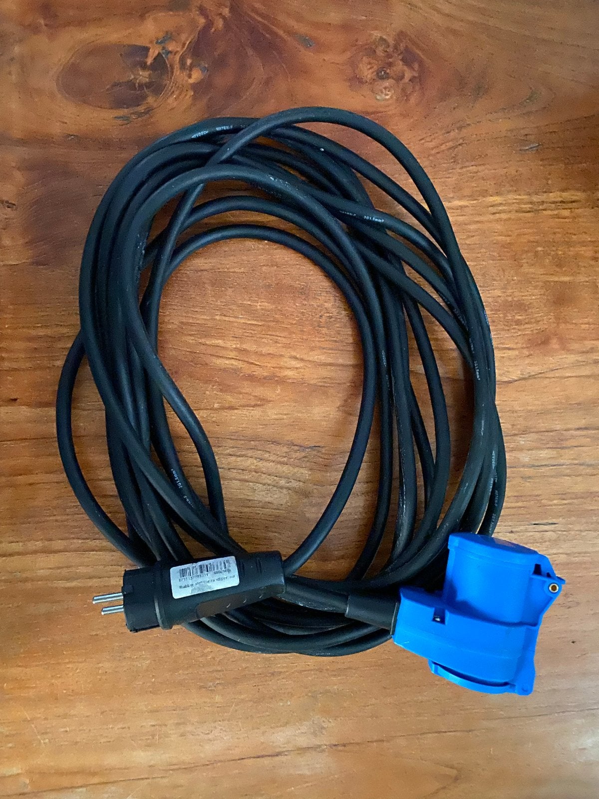 10m Caravan Kabel met Extra Stopcontact, Caravans en Kamperen, Caravan accessoires, Ophalen, Gebruikt