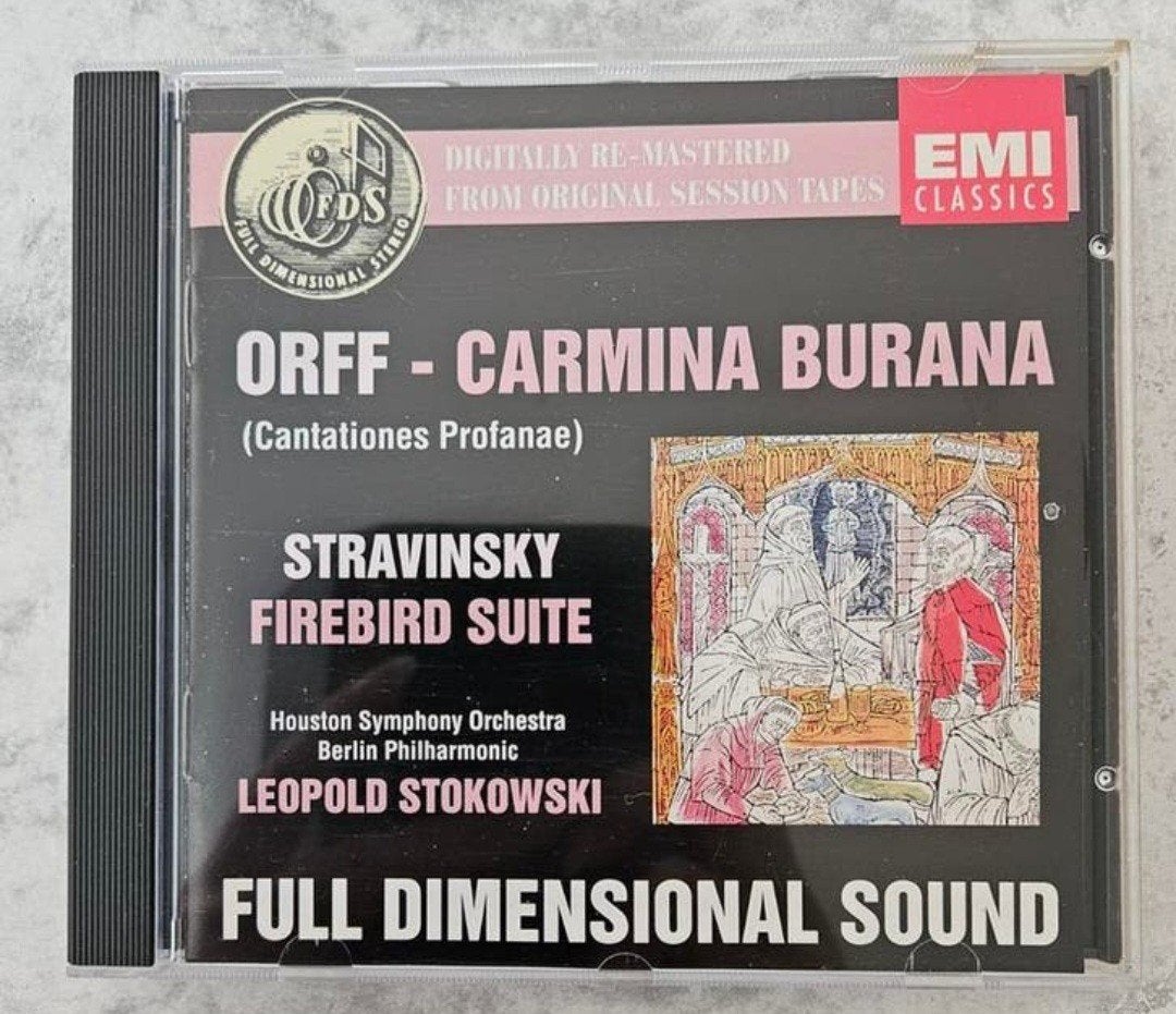Orff: Carmina Burana & Stravinsky: Firebird Suite – Leopold, Ophalen of Verzenden, Romantiek, Gebruikt, Orkest of Ballet