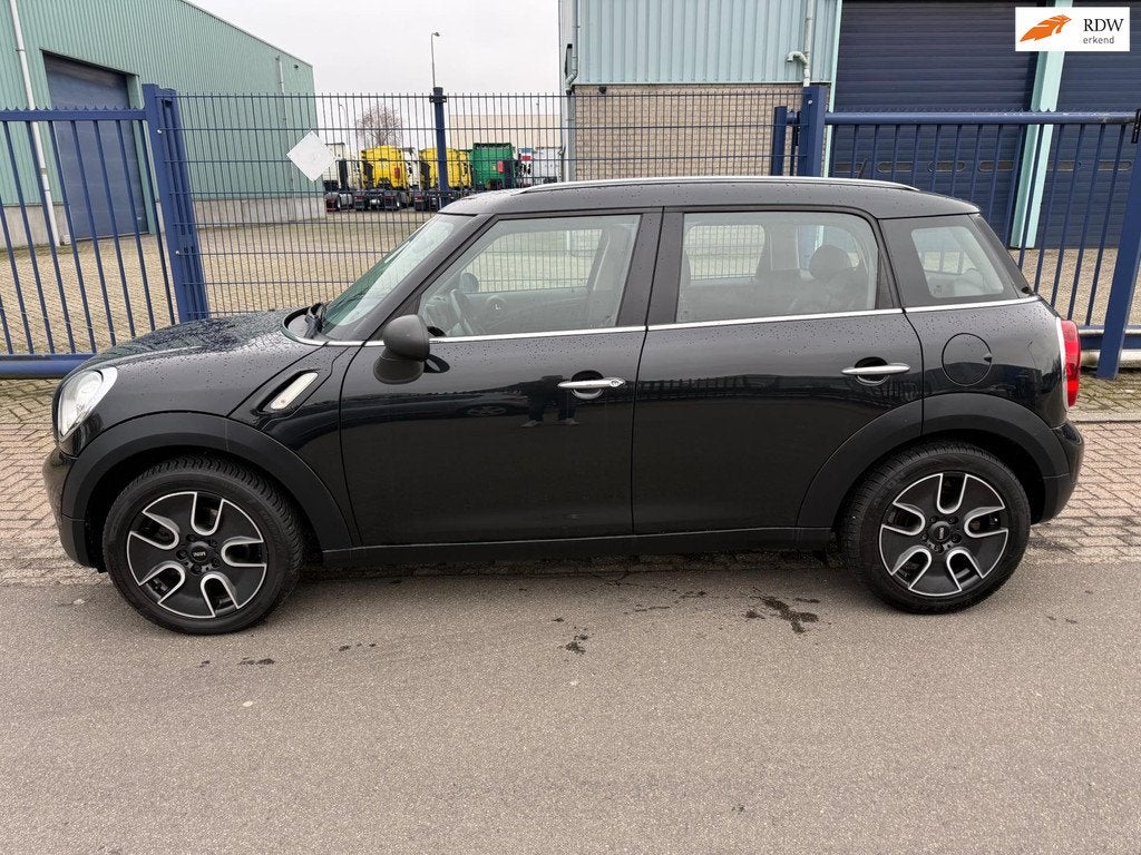 Mini Mini Countryman 1.6 *187.458 KM*AIRCO*LEER*CV*17 INCH, Auto's, Mini, Voorwielaandrijving, Gebruikt, Zwart, Bedrijf