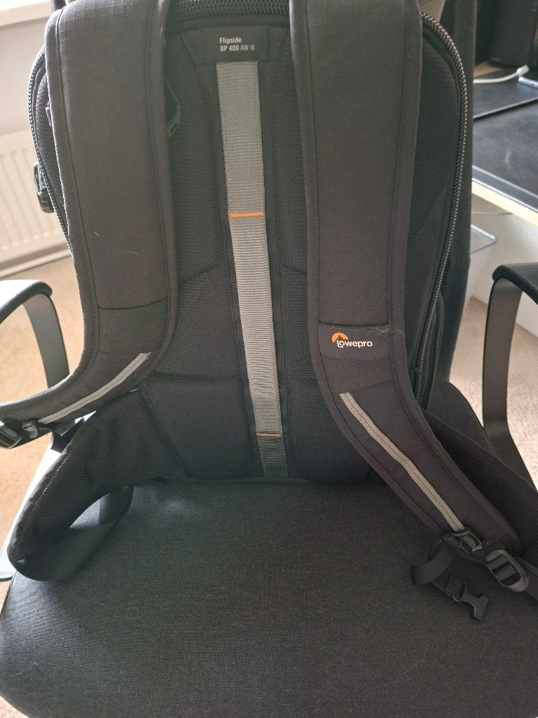 Lowepro Flipside fotorugtas BP 400  AW III, Rugtas, Zwart, Ophalen, Voorvak