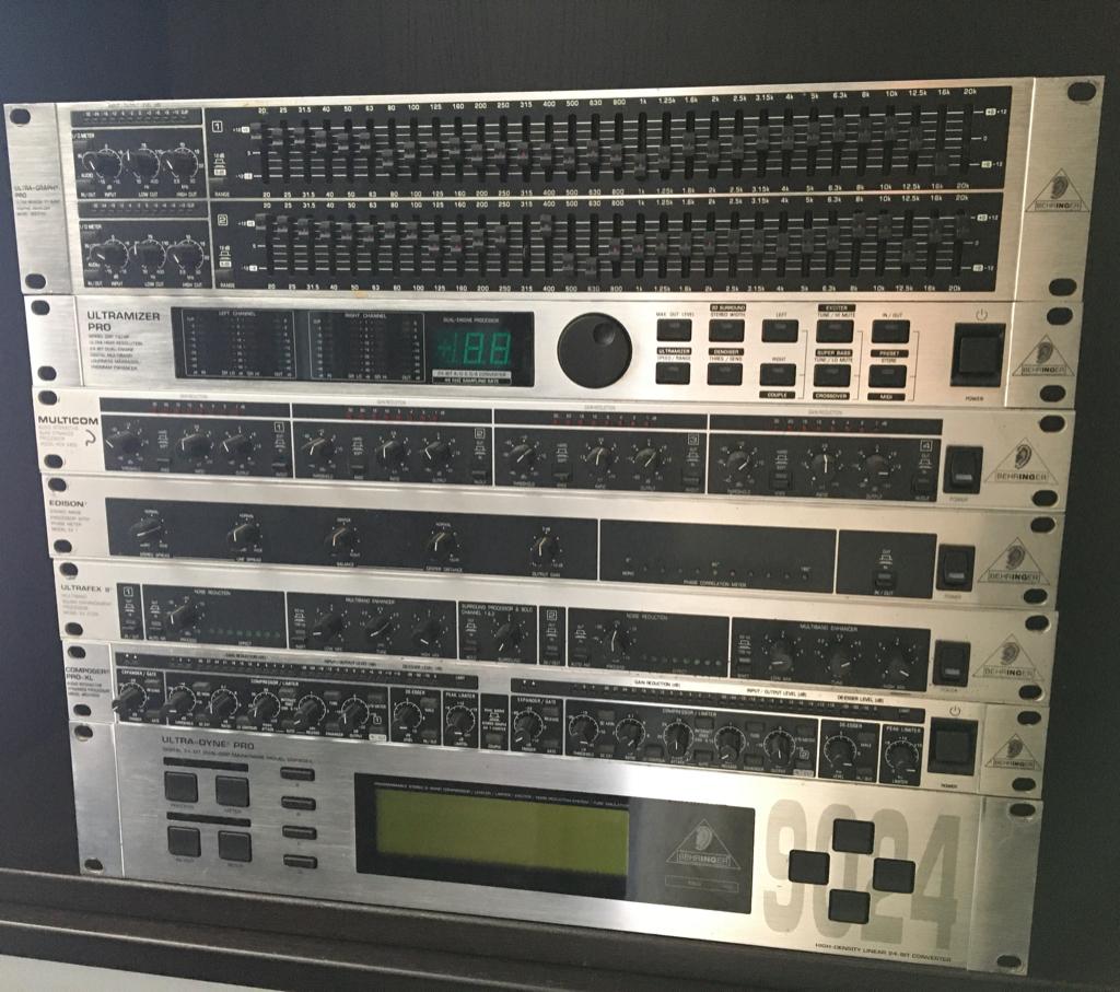 behringer audio apparatuur 19" zie omschrijving, Ophalen, Gebruikt, Overige merken