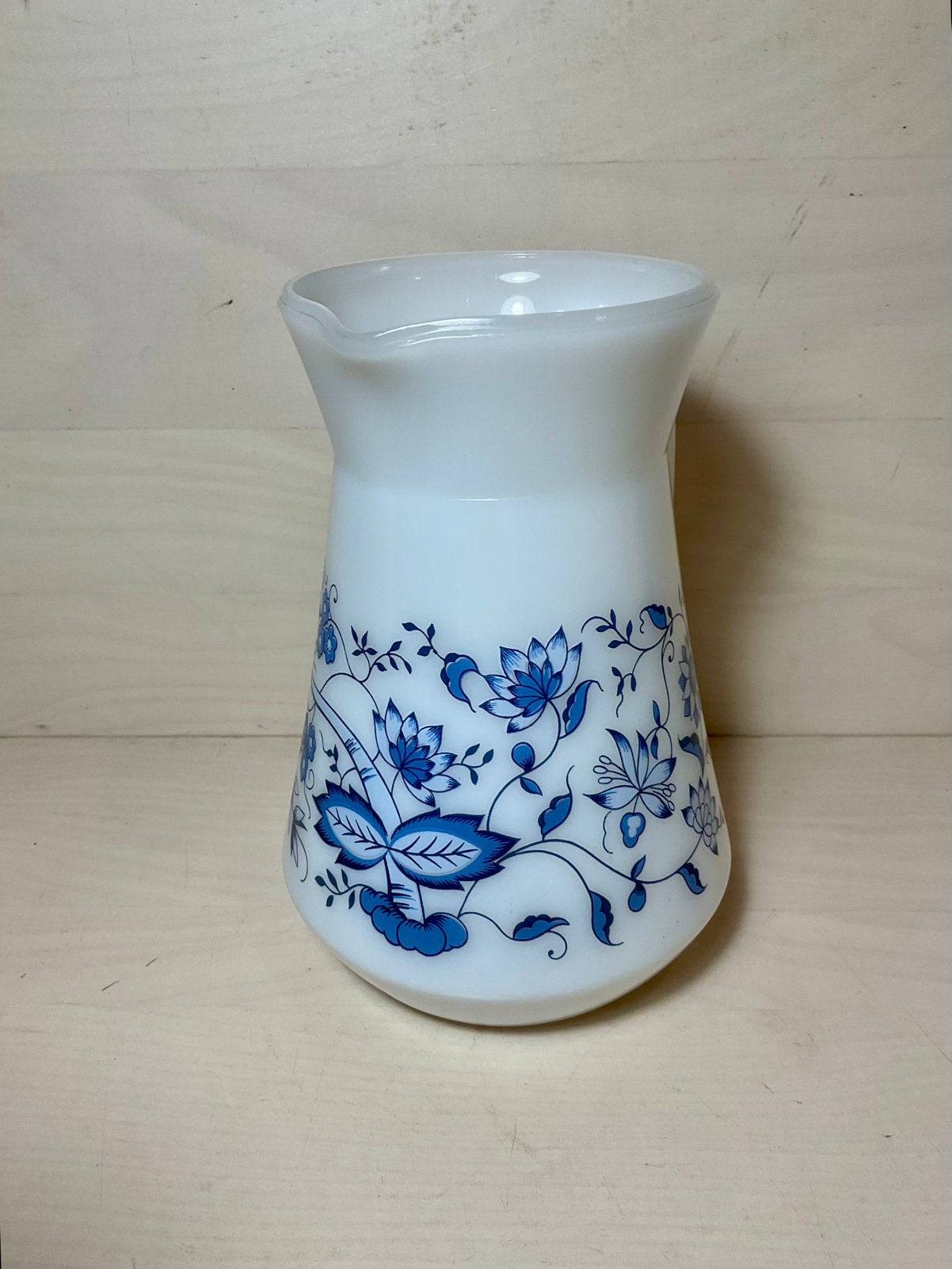 Arcopal kan met blauwe print, Ophalen of Verzenden, Zo goed als nieuw