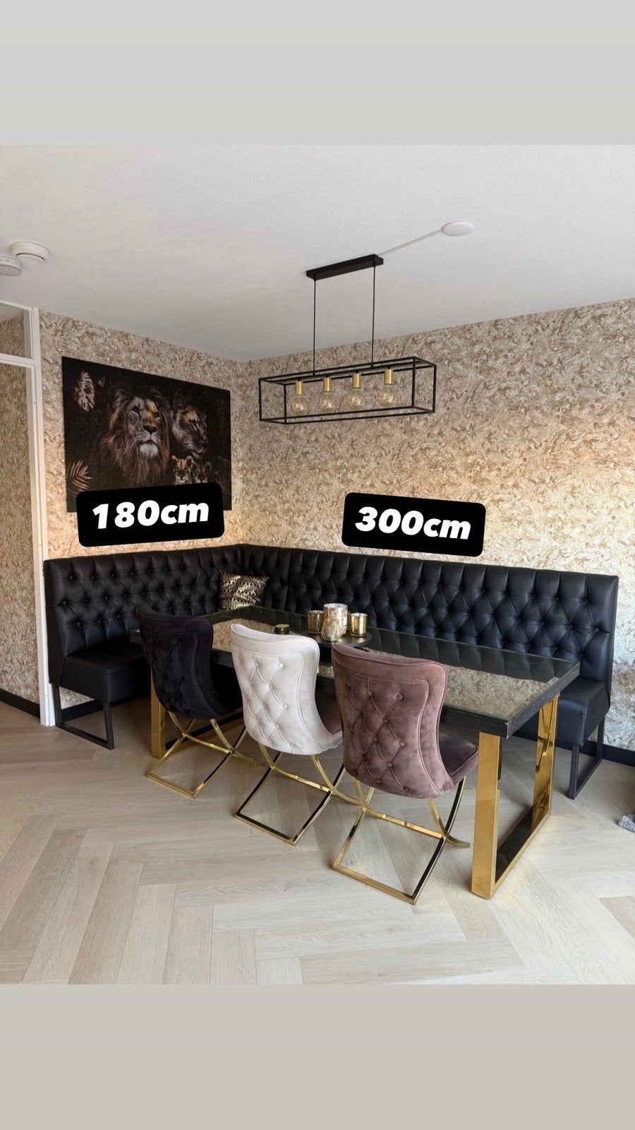 Grote XXL Richmond Interiors Eetbank, Ophalen, Zo goed als nieuw
