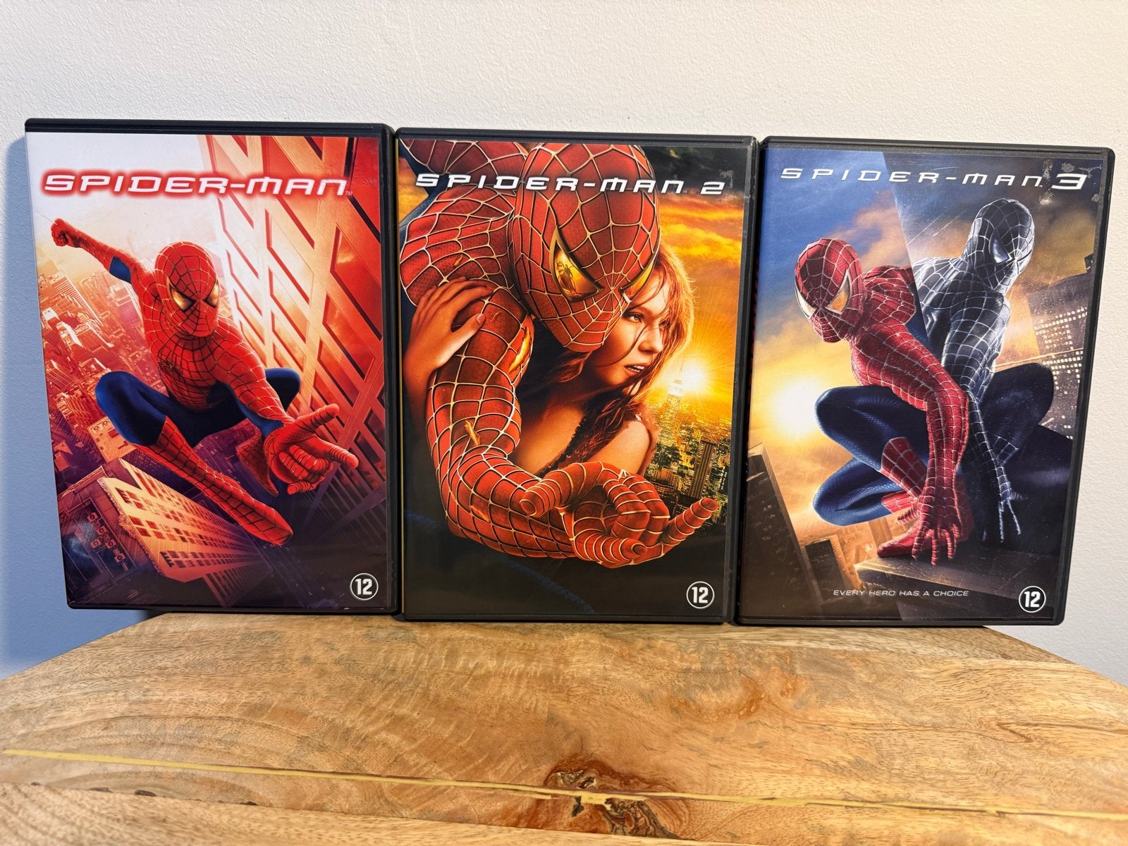 Spider-Man Trilogie DVD Boxset (Deel 1, 2 & 3), Gebruikt, Nederlands, Actie, Vanaf 12 jaar