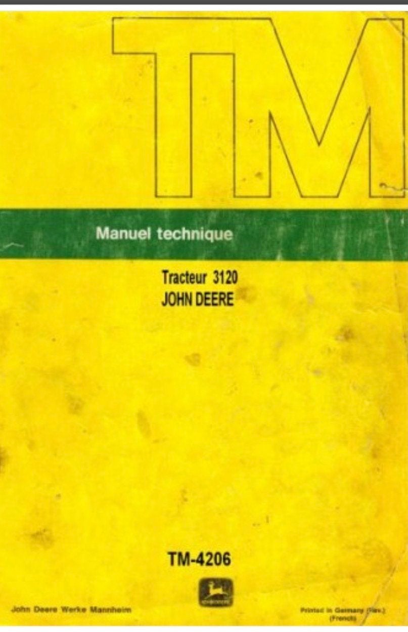 GEZOCHT !!Handleiding/werkplaats boek john deere 3120 ,1969, Ophalen of Verzenden, Gelezen