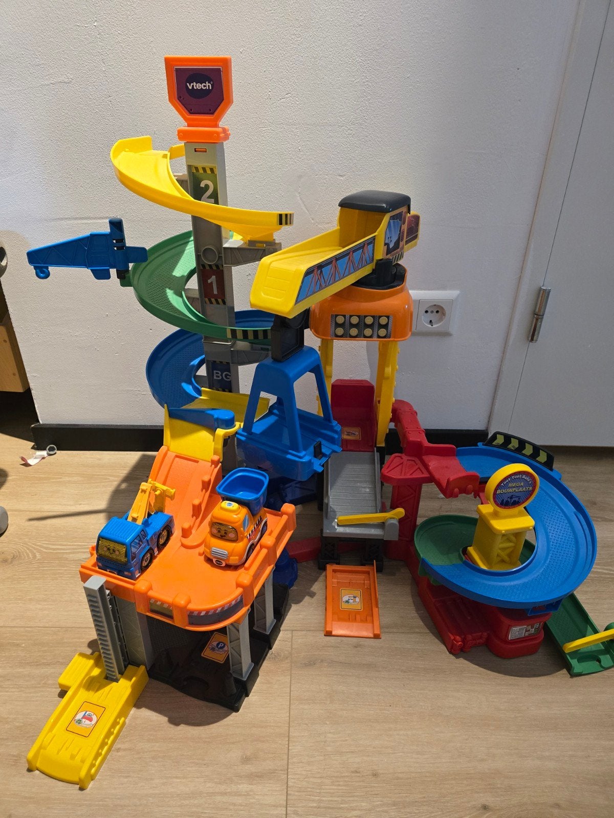 VTech Toet Toet Auto's Garage en Bouwplaats Speelset, Ophalen of Verzenden