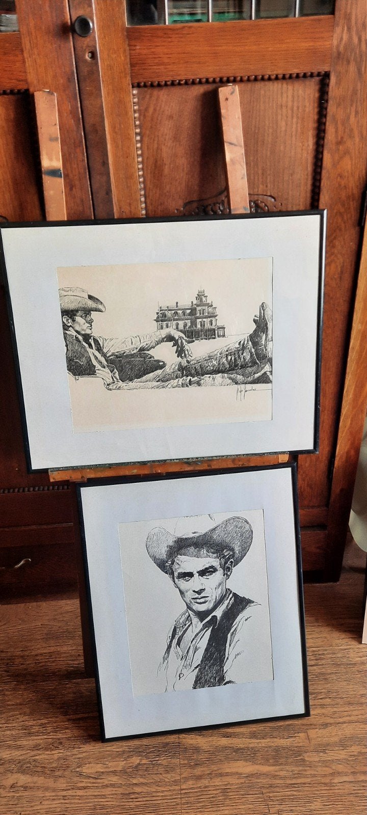 Prenten James Dean - Ingelijste kunstwerken, Verzamelen, Ophalen of Verzenden, Poster, Artwork of Schilderij