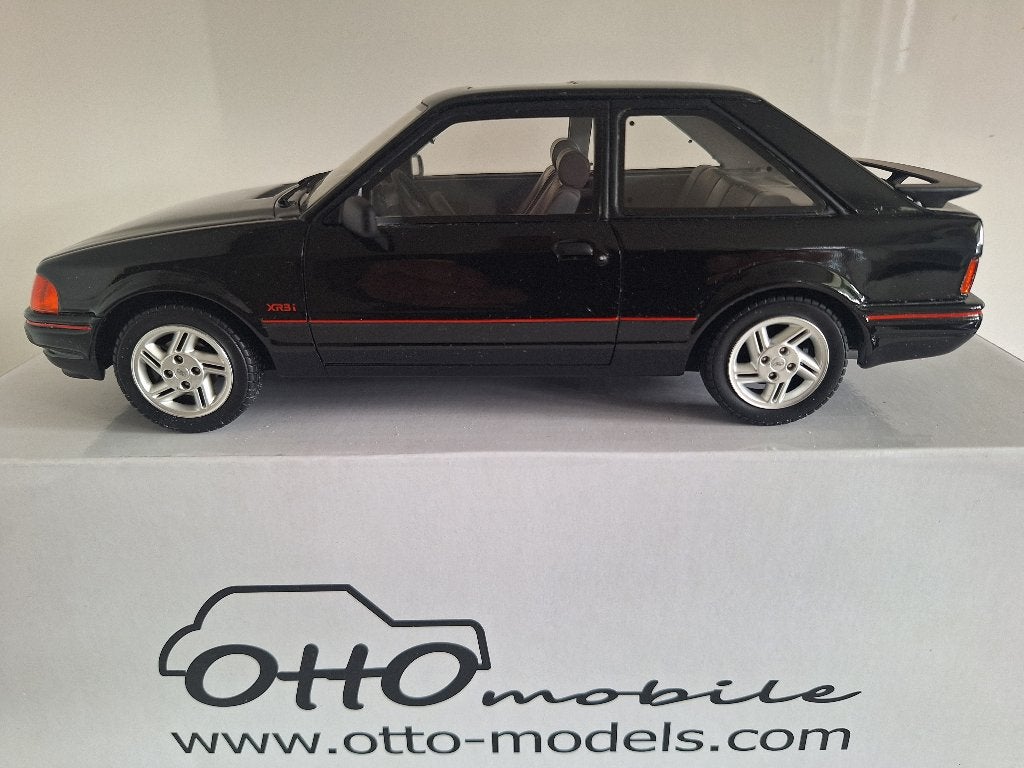 Ford Escort XR3 I MK4 Black OT568 Ottomobile 1/18, Ophalen of Verzenden, Zo goed als nieuw, Auto, OttOMobile