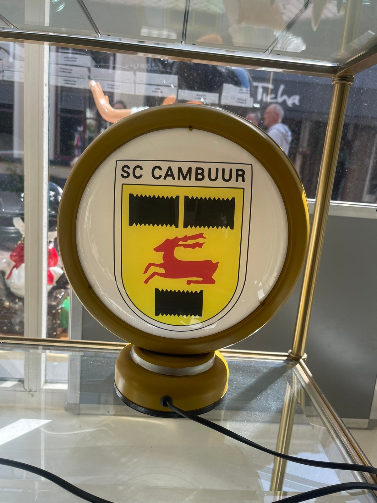 Cambuur lamp, Ophalen of Verzenden, Zo goed als nieuw, Reclamebord, Plaat of Schild, Overige merken