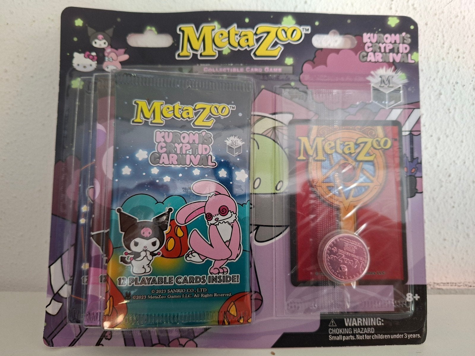 MetaZoo Kuromi's Cryptid Carnival Booster Pack & Coin, Ophalen of Verzenden, Nieuw, Booster