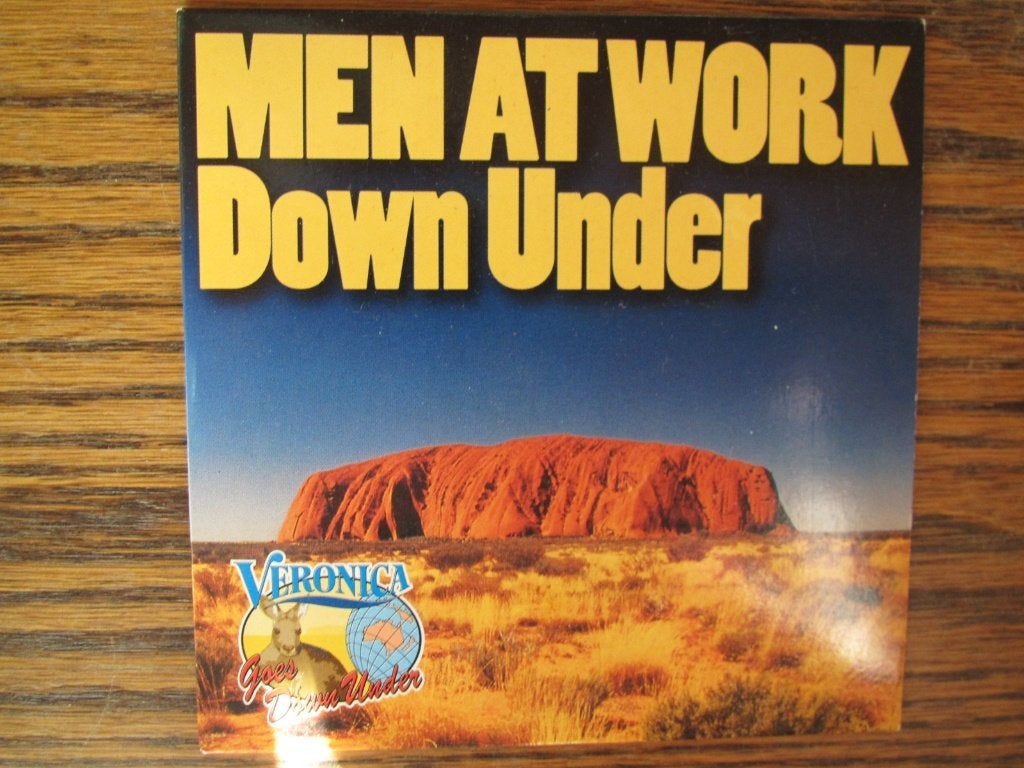 Down Under / Who Can It Be Now - Men At Work, 1 single, Ophalen of Verzenden, Zo goed als nieuw, Rock en Metal