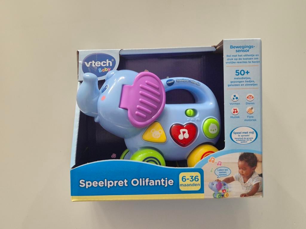 VTech Baby Speelpret Olifantje - Interactief Speelgoed nieuw, Ophalen of Verzenden, Nieuw, 6 maanden tot 2 jaar