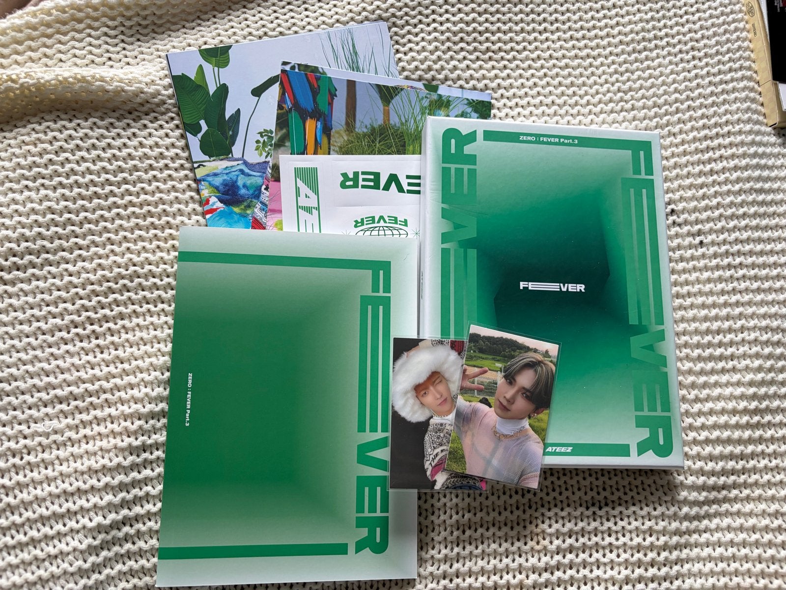 ATEEZ ZERO: FEVER Part.3 Album (groen), Ophalen of Verzenden, 2020 tot heden, Zo goed als nieuw