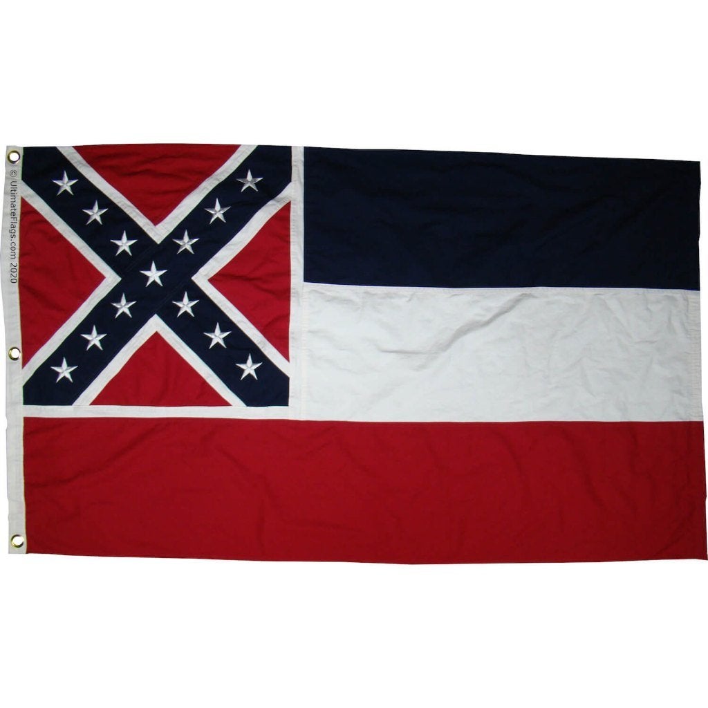 MISSISSIPPI State Flag American Vlag ca 90 x 150 cm., Ophalen of Verzenden, Nieuw