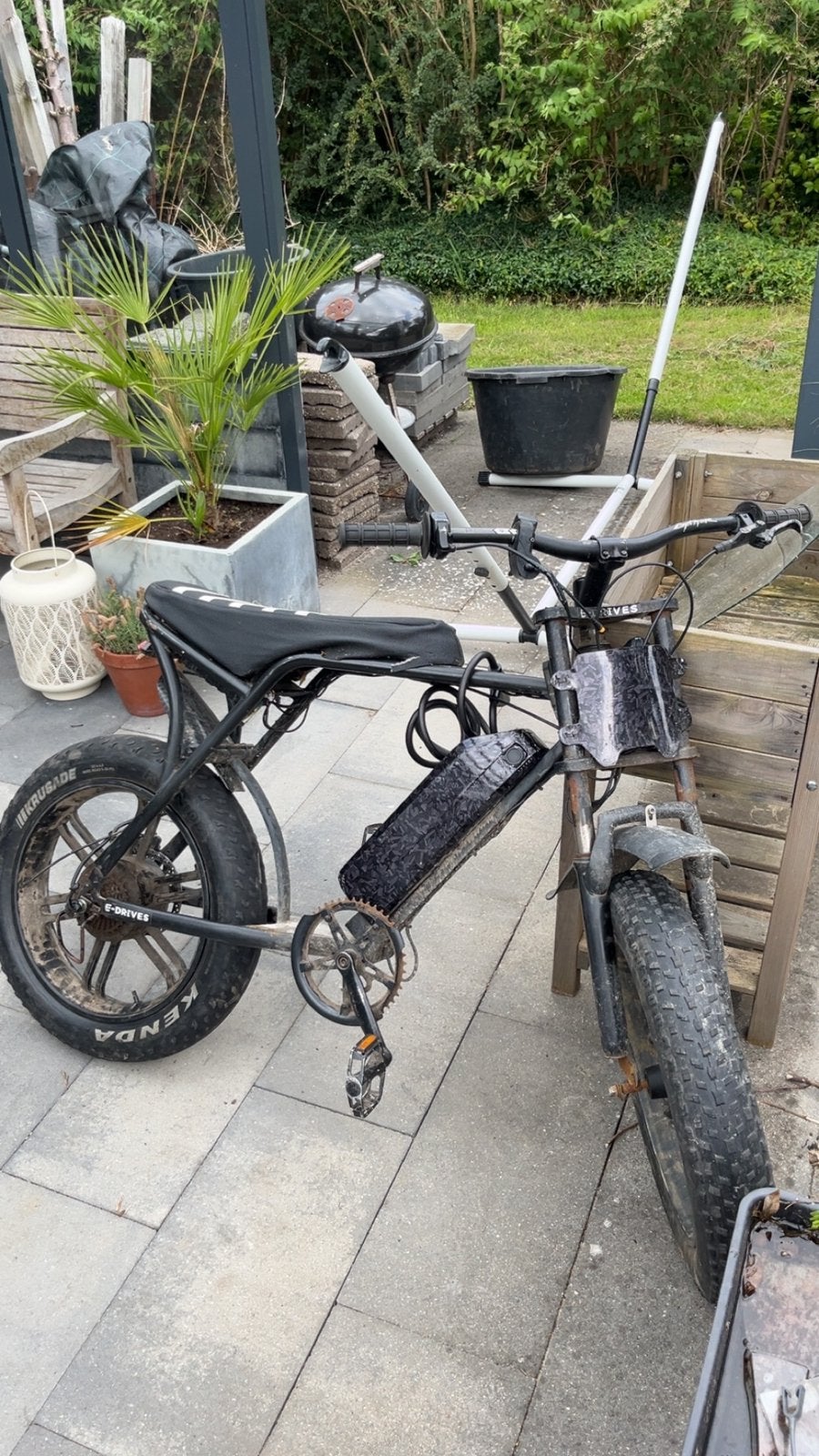 Fatbike v8, Fietsen en Brommers, Elektrische fietsen, Ophalen, Gebruikt, 30 tot 50 km per accu, Overige merken