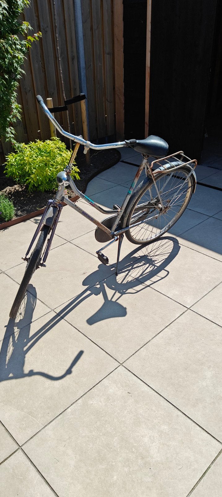Oude damesfiets - Opknapper, Overige merken, Terugtraprem, Ophalen of Verzenden, 53 tot 56 cm