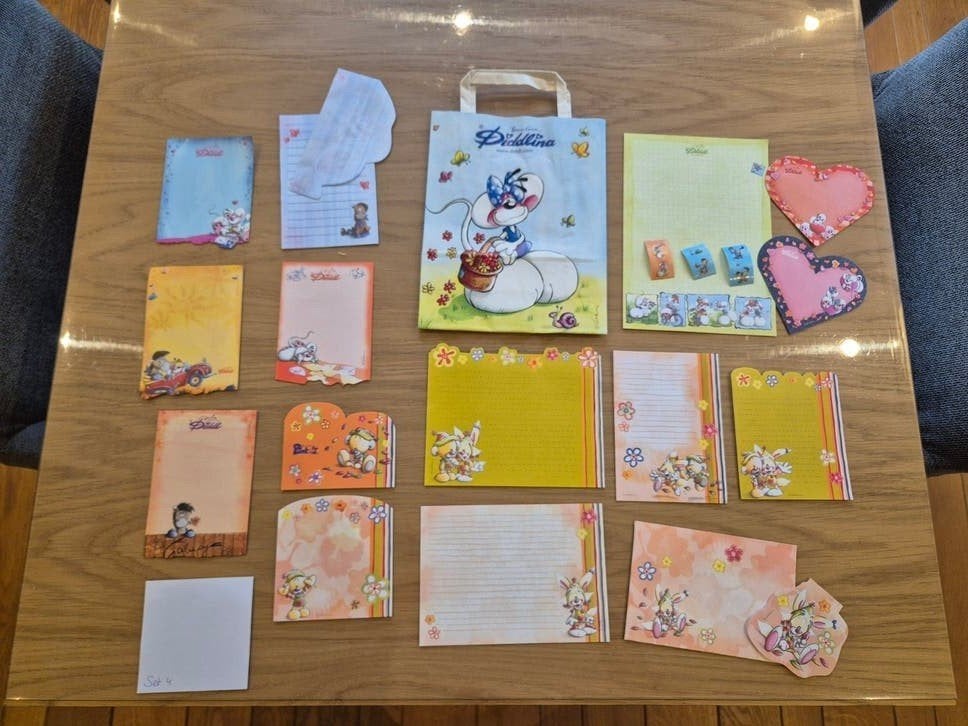 Diddl XL verzamelpakket briefpapier memo's en tas, Ophalen of Verzenden