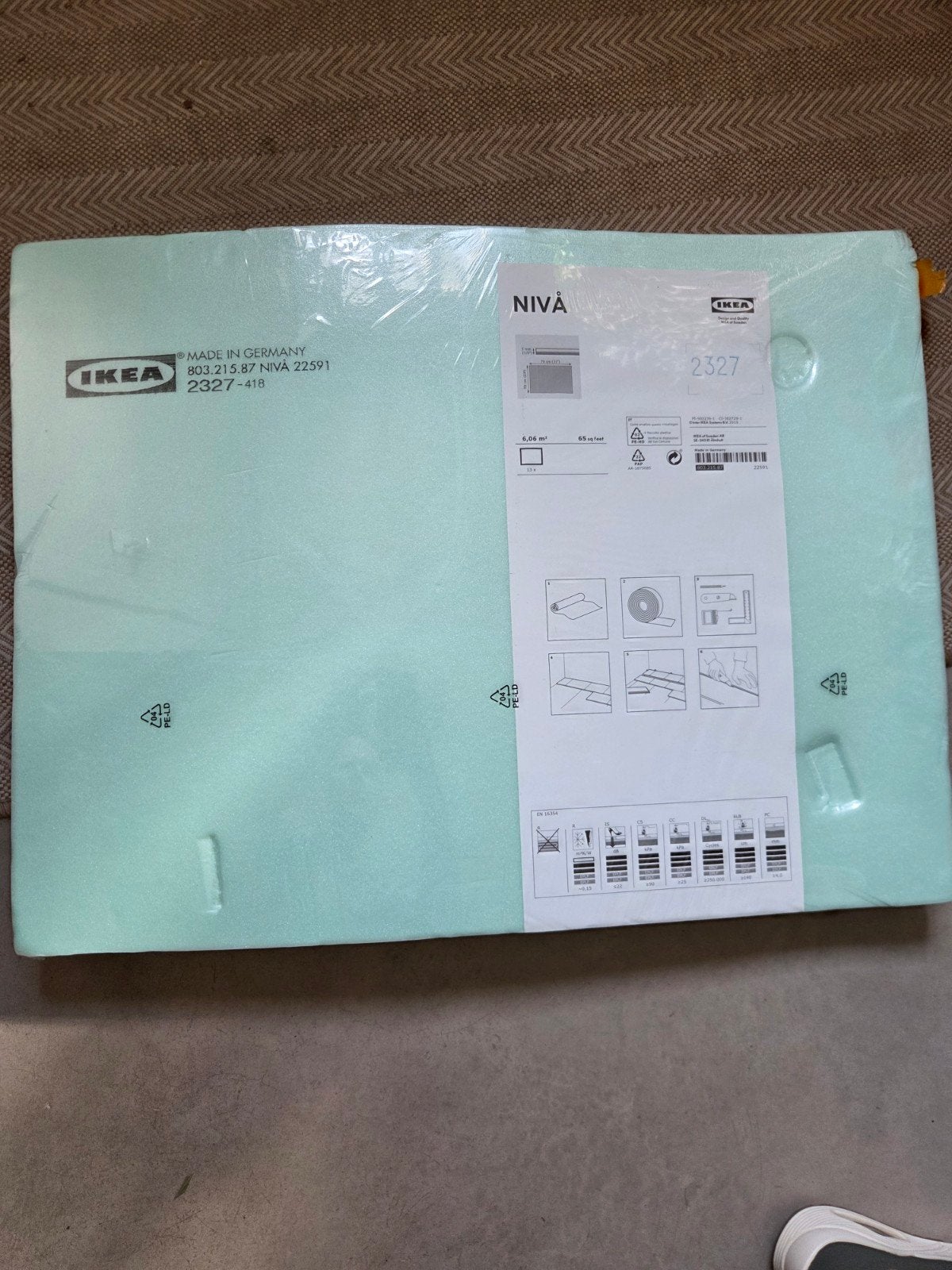 IKEA NIVA ondervloer - Gratis af te halen, Ophalen, Nieuw, Minder dan 5 m², Overige typen