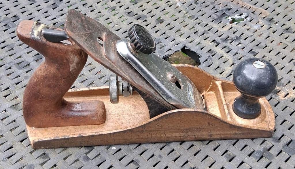 Vintage houten schaaf - Handgereedschap, Ophalen of Verzenden, Gebruikt